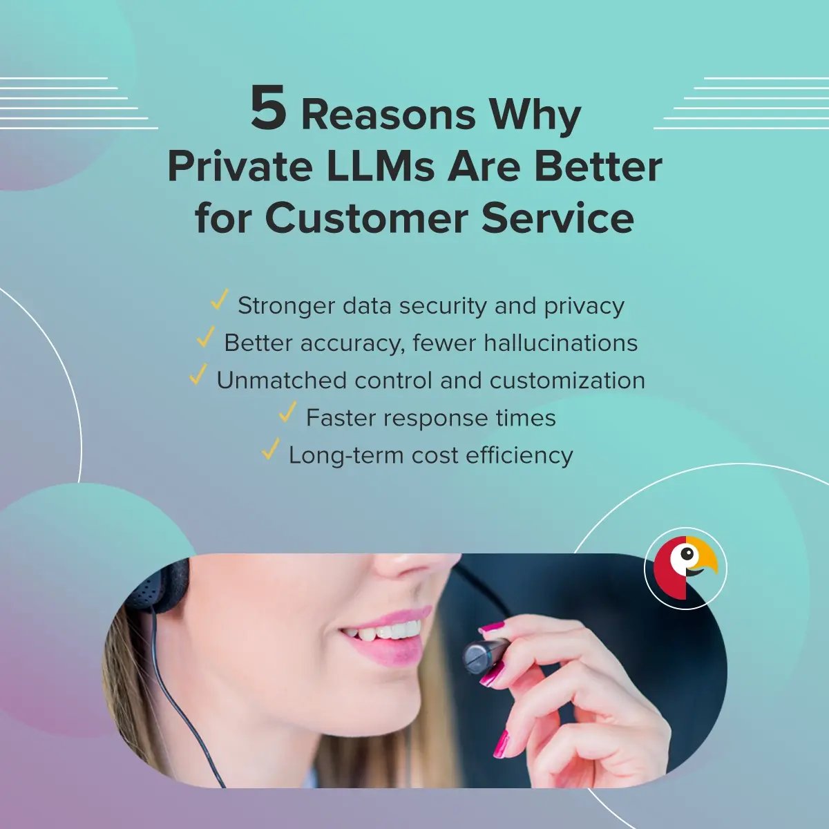 5 reasons why private LLMs are better for customer service