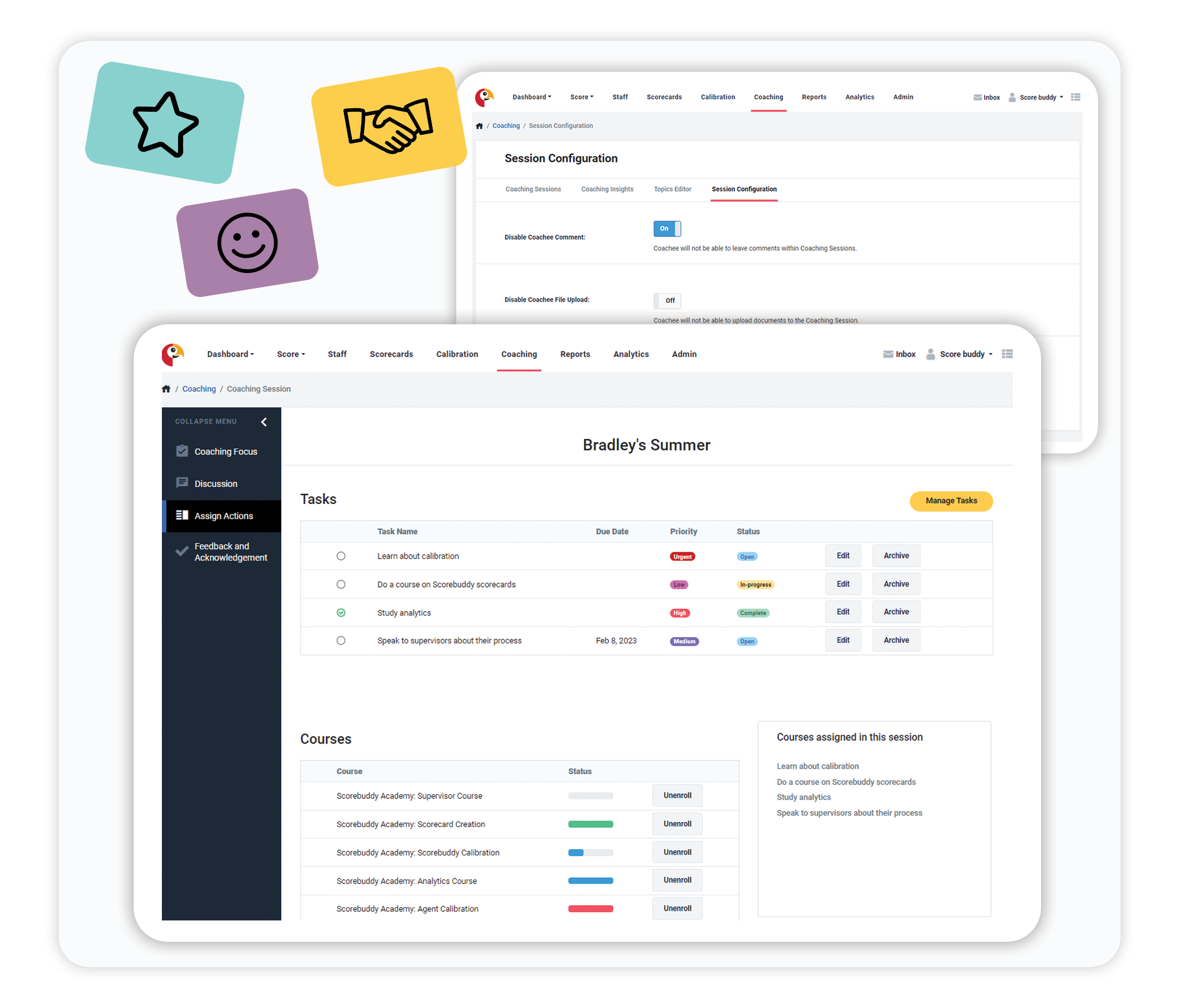 Coaching dashboard - 4-1