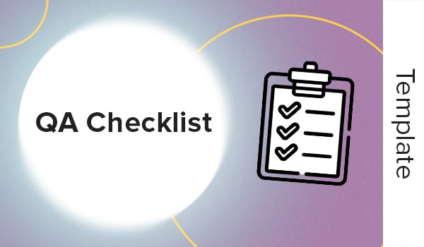 qa checklist template